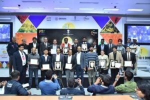 FICCI India sports award 2019 winners on the stage