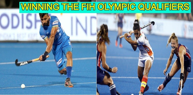 Gri-of-indian-men-and-womens-hockey-captains-in-action